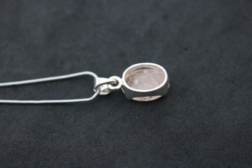 Morganite Pendant | 925 Sterling Silver - Image 6