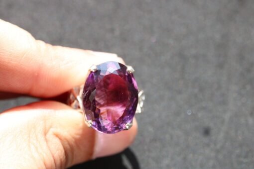Amethyst Ring | Sterling Silver - Image 2