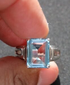 Blue Topaz Ring | 925 Sterling Silver