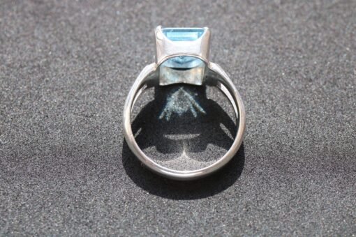 Blue Topaz Ring | 925 Sterling Silver - Image 4