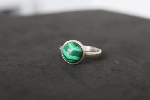 Malachite Ring | 925 Sterling Silver - Image 2