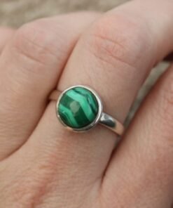 Malachite Ring | 925 Sterling Silver