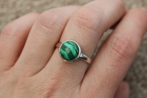 Malachite Ring | 925 Sterling Silver
