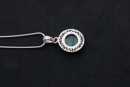 Malachite Pendant | 925 Sterling Silver - Image 3