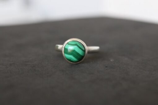 Malachite Ring | 925 Sterling Silver - Image 7