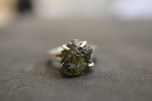 Moldavite Ring | 925 Sterling Silver - Image 3