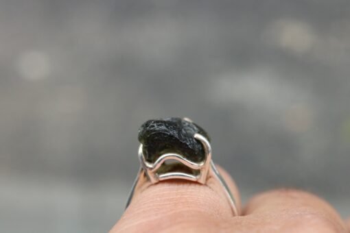 Moldavite Ring | 925 Sterling Silver - Image 2