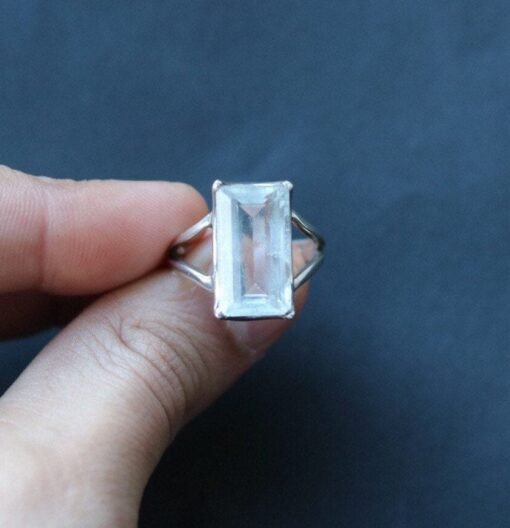 Aquamarine Ring | 925 Sterling Silver