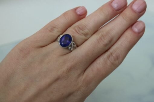 Tanzanite Ring | 925 Sterling Silver - Image 3