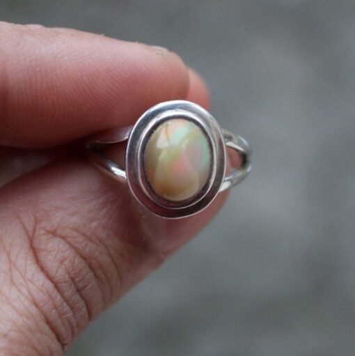 Ethiopian Opal Ring | 925 Sterling Silver