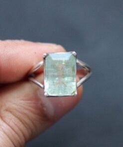 Aquamarine Ring | 925 Sterling Silver