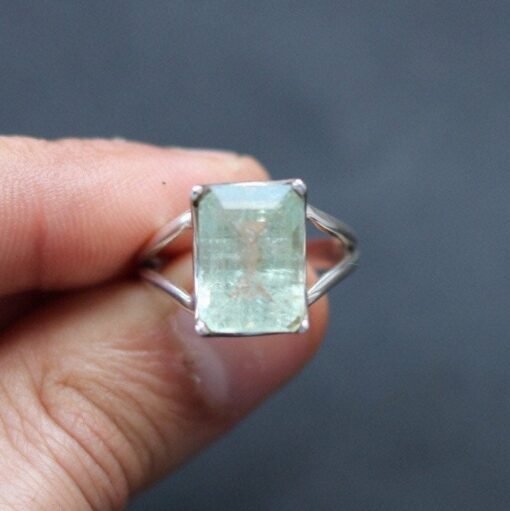 Aquamarine Ring | 925 Sterling Silver