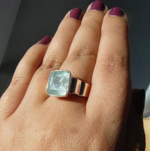 Aquamarine Ring | 925 Sterling Silver