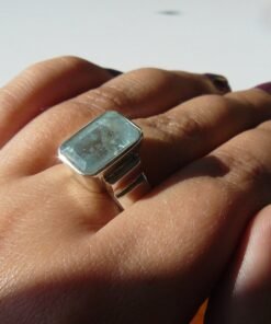 Aquamarine Ring | 925 Sterling Silver