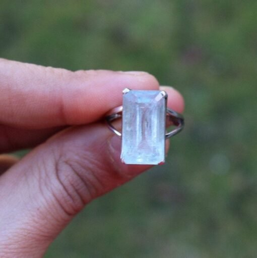 Aquamarine Ring | 925 Sterling Silver
