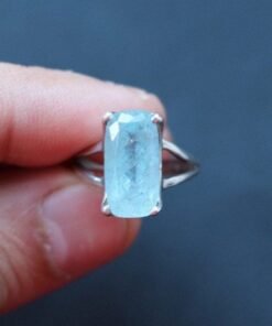 Aquamarine Ring | 925 Sterling Silver