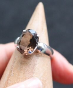 Smoky Quartz Ring  | 925 Sterling Silver