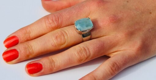 Aquamarine Ring | 925 Sterling Silver