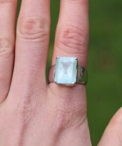 Aquamarine Ring | 925 Sterling Silver