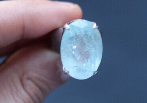 Aquamarine Ring | 925 Sterling Silver
