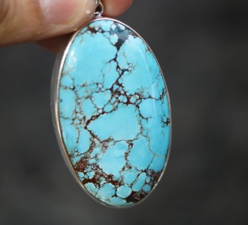 Blue Howlite Pendant | 925 Sterling Silver