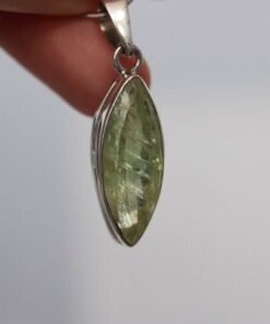 Aquamarine Pendant 925 Sterling Silver
