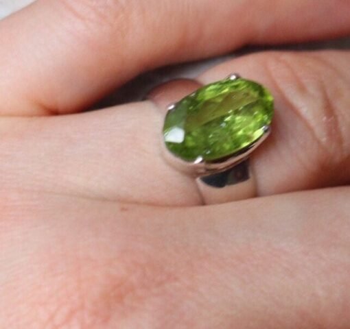 Peridot Ring | 925 Sterling Silver