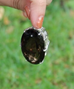 Smoky Quartz Pendant | 925 Sterling Silver