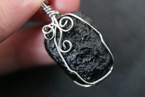 Sterling Silver Pendant with Amethyst and a Scottish Thistle - Image 2