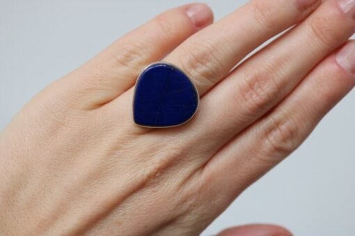 Lapis Lazuli Ring | 925 Sterling Silver - Image 6