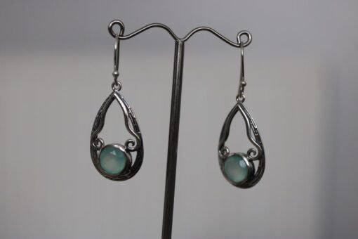 Aquamarine  Earrings | 925 Sterling Silver - Image 3