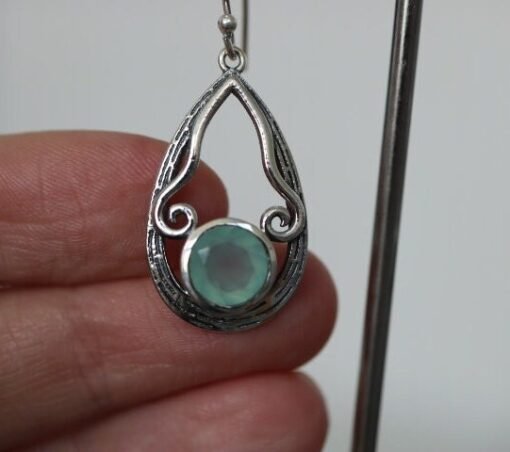 Aquamarine  Earrings | 925 Sterling Silver - Image 7