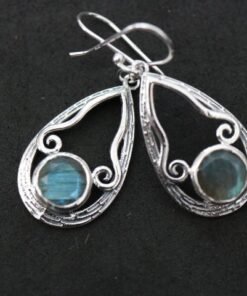 Labradorite  Earrings | 925 Sterling Silver