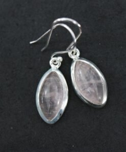 Rose Quartz  Earrings | 925 Sterling Silver