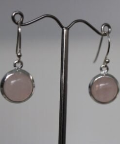 Rose Quartz  Earrings | 925 Sterling Silver