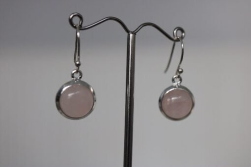 Rose Quartz  Earrings | 925 Sterling Silver
