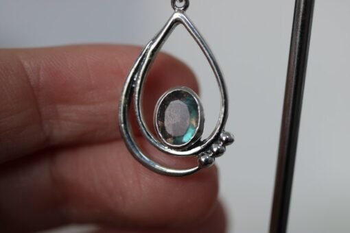 Labradorite  Earrings | 925 Sterling Silver - Image 2