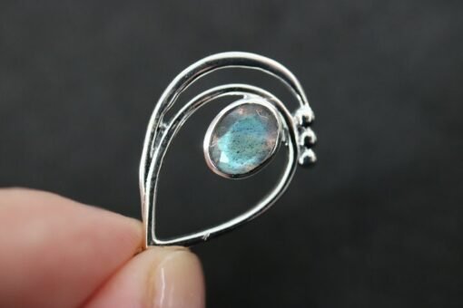 Labradorite  Earrings | 925 Sterling Silver - Image 5