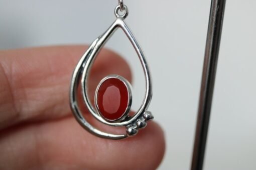 Carnelian Earrings | 925 Sterling Silver - Image 6