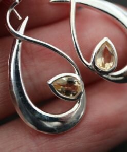 Yellow Topaz  Earrings | 925 Sterling Silver