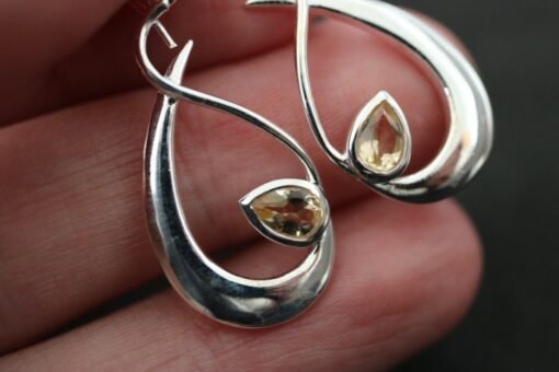 Yellow Topaz  Earrings | 925 Sterling Silver