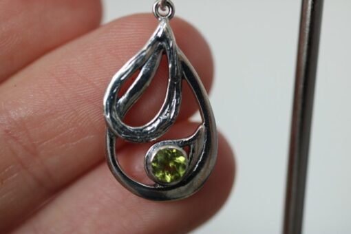 Peridot  Earrings | 925 Sterling Silver - Image 3