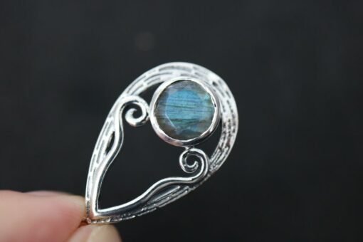 Labradorite  Earrings | 925 Sterling Silver - Image 3