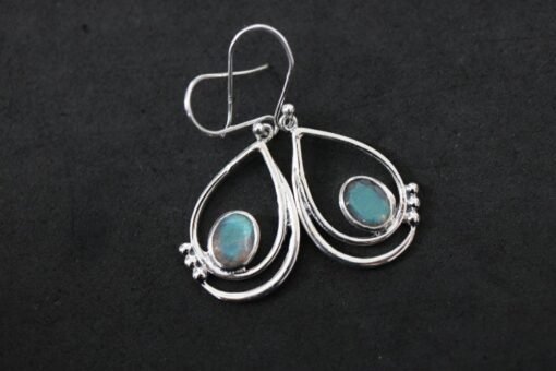 Labradorite  Earrings | 925 Sterling Silver - Image 6