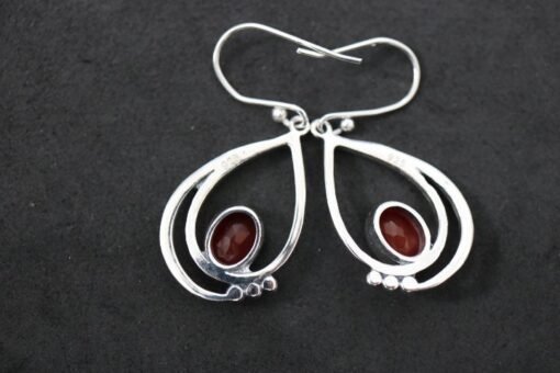 Carnelian Earrings | 925 Sterling Silver - Image 5