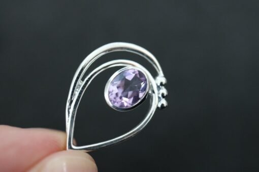 Amethyst Earrings | 925 Sterling Silver - Image 4
