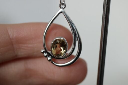 Yellow Topaz  Earrings | 925 Sterling Silver - Image 5
