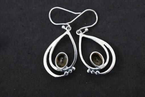 Yellow Topaz  Earrings | 925 Sterling Silver - Image 7