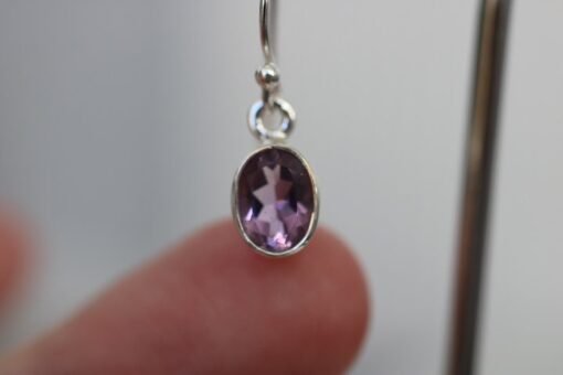 Amethyst Earrings | 925 Sterling Silver - Image 2