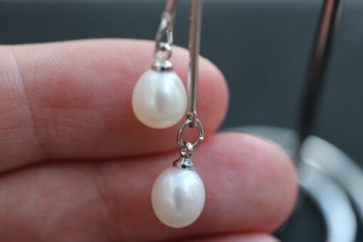 Pearl Earrings | 925 Sterling Silve - Image 4